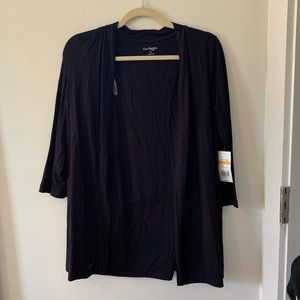 Black 3/4 Sleeve Cardigan